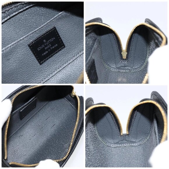 LOUIS VUITTON Epi Dauphine PM Pouch Black M48442 LV Auth 153414 - Picture 15 of 16